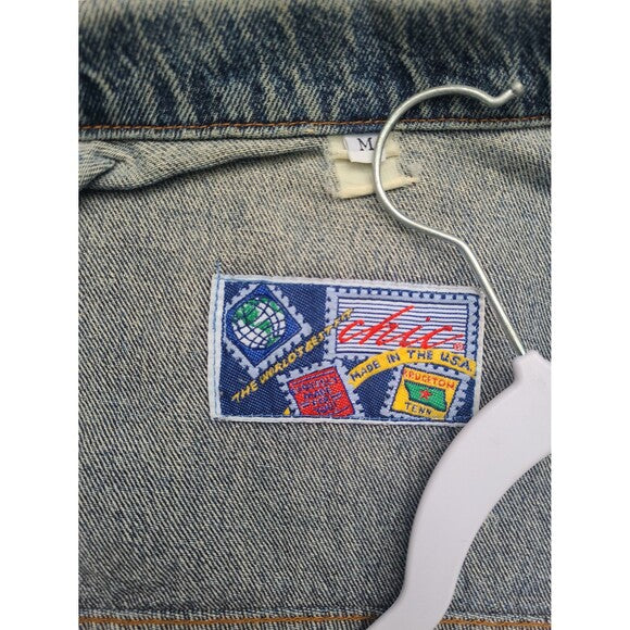 Vintage 80s Chic Denim Jacket Made in USA