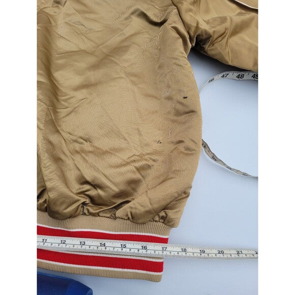 Vintage San Francisco 49ers Satin Varsity Jacket Stahl Urban