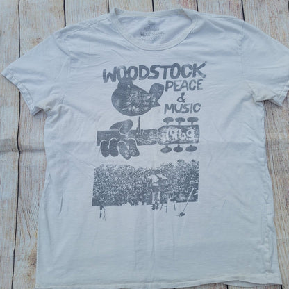 Vtg Lucky Brand Woodstock tee