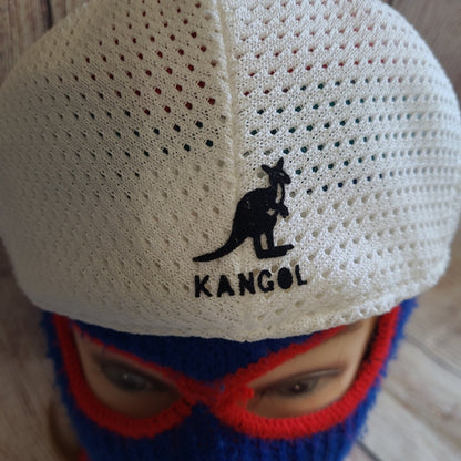 Vintage Kangol Mesh Newsboy cap Hat LG XL
