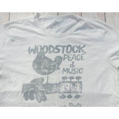 Vtg Lucky Brand Woodstock tee
