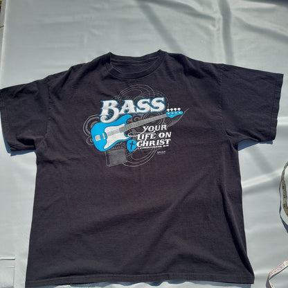 Vintage Jesus T-Shirt Bass Your life on Christ