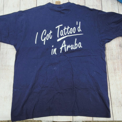 Vintage I got Tattoo in Aruba tee shirt