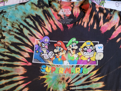 Super Mario Reverse Tie Dye Tee