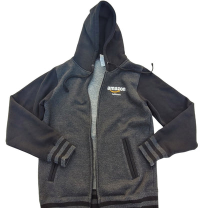 Amazon Fulfillment Employee Full zip Hoodie Smile logo