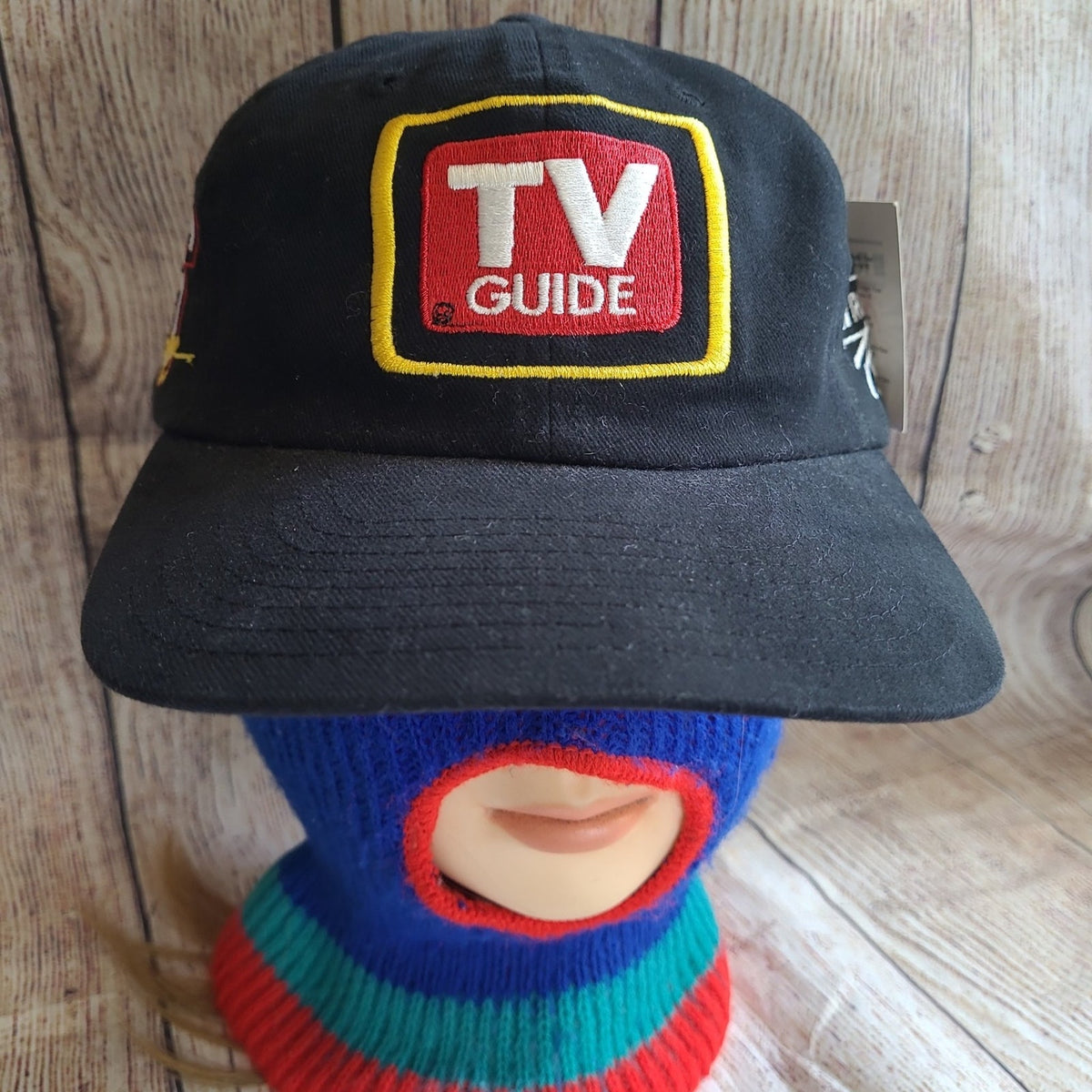 Vtg Nascar TV guide  snapback hat #16 Kevin Lepage 1999 2000