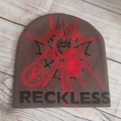 New Reckless Spider Y2k  Beanie