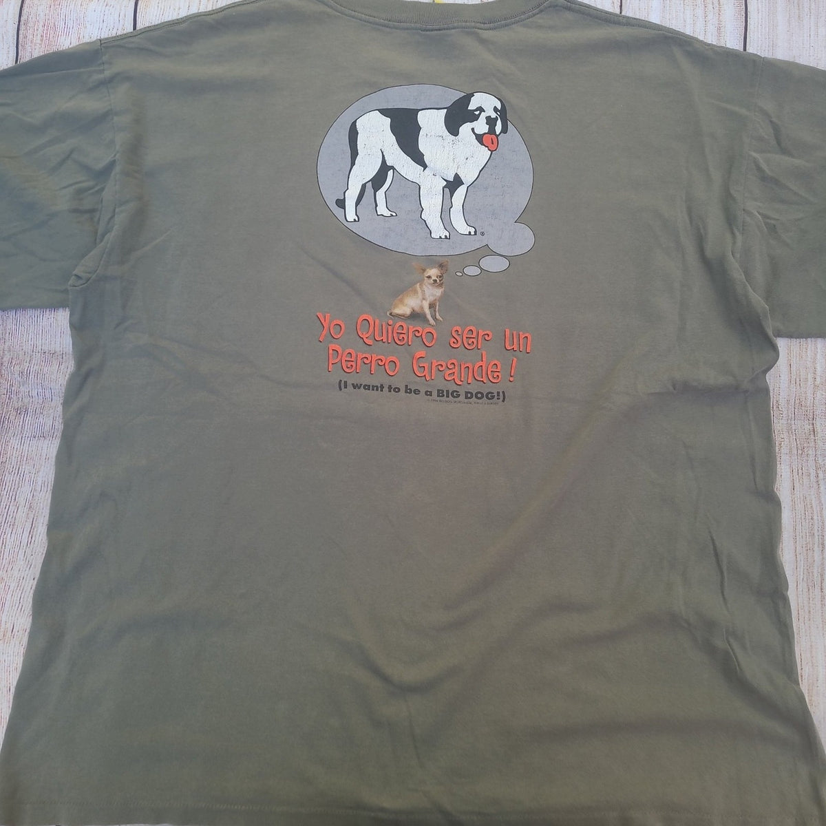 Vintage Big Dogs x Taco Bell Yo Quiero tee shirt