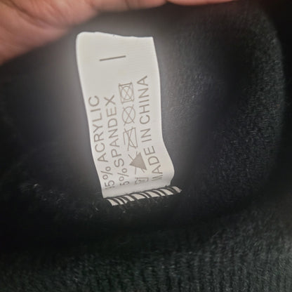 Barbed Wire Y2k graphic Knit Beanie