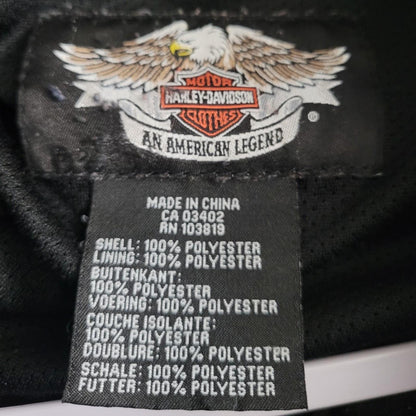 Vintage Harley Davidson Willie G Skull Fleece Jacket