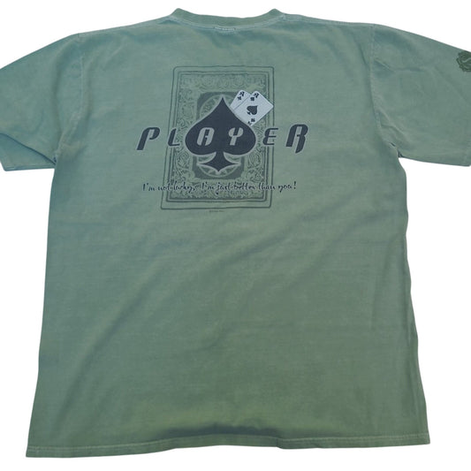 Vintage Y2k Player tee shirt CrazyShirts Hawaii