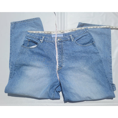 Vintage Baggy Wide Leg Carpenter Jeans by Azzure
