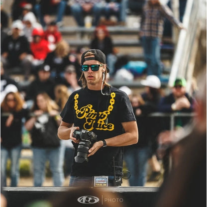 Pimp Juice Gold Chain Tee Shirt Y2k