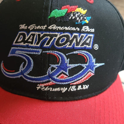 Vtg Y2k Daytona 500 snapback hat