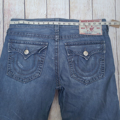 Vintage True Religion denim shorts  Y2k Baggy Jorts