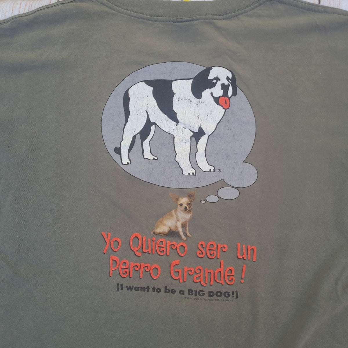Vintage Big Dogs x Taco Bell Yo Quiero tee shirt