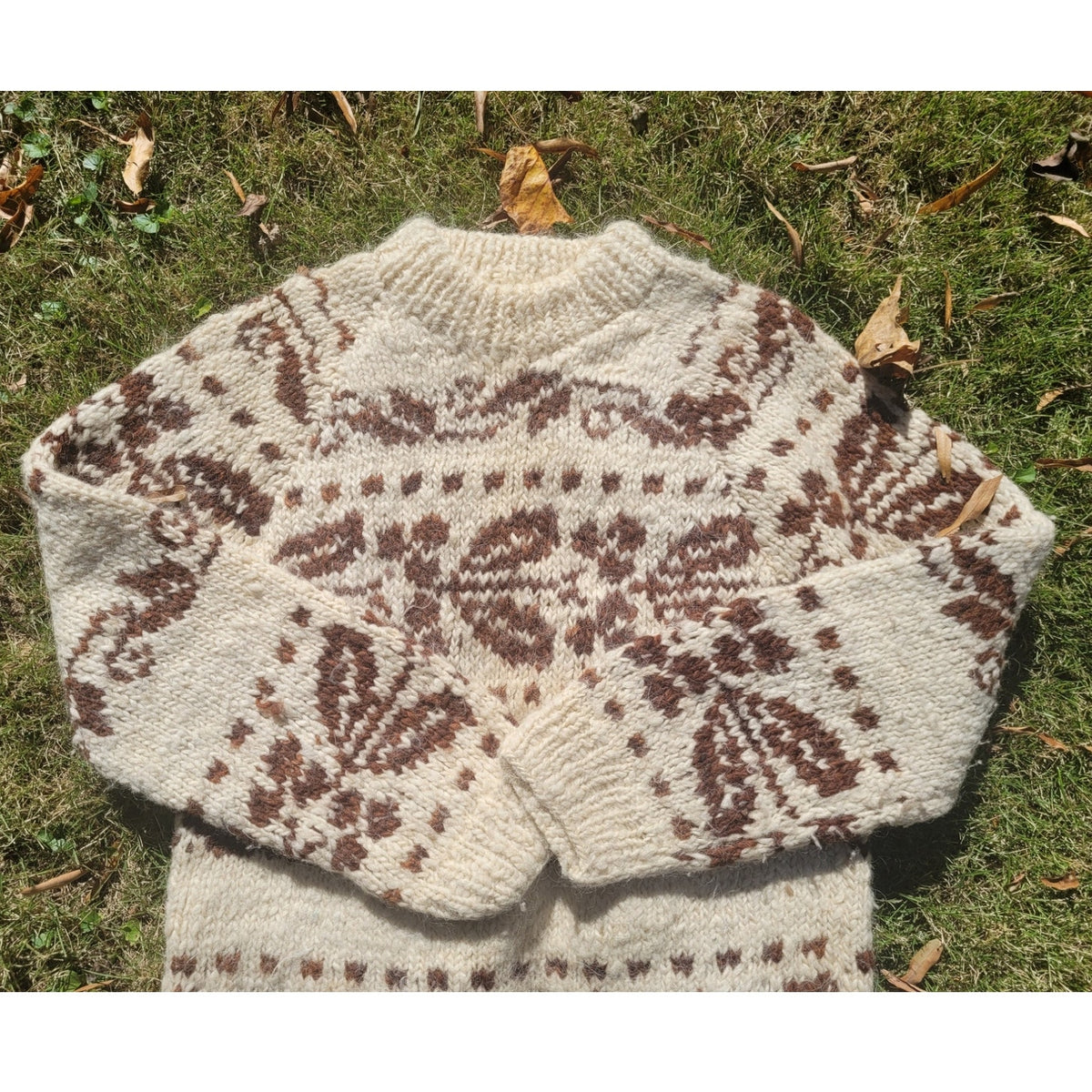 Vtg Andes Artesanias Wool Sweater