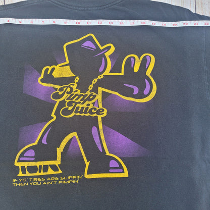 Pimp Juice Gold Chain Tee Shirt Y2k