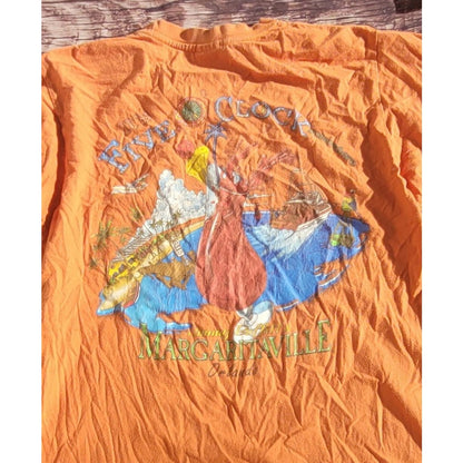 Vtg Y2k Jimmy Buffet Margaritaville tee shirt 5 o'clock somewhere