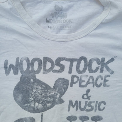 Vtg Lucky Brand Woodstock tee