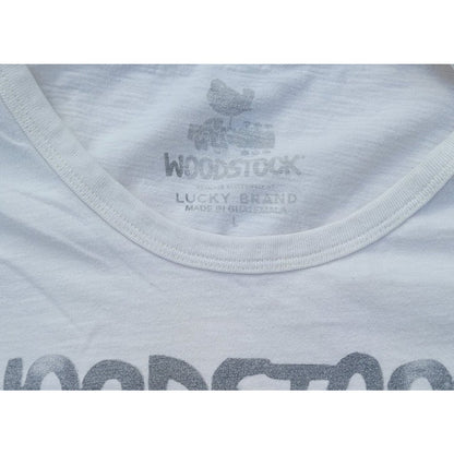 Vtg Lucky Brand Woodstock tee