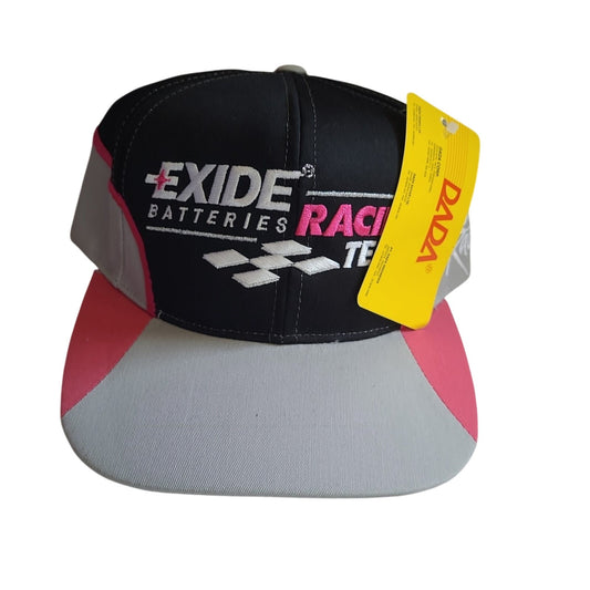 Vtg Nascar Exide Battery Team Y2k Racing hat DaDa Sample Deadstock