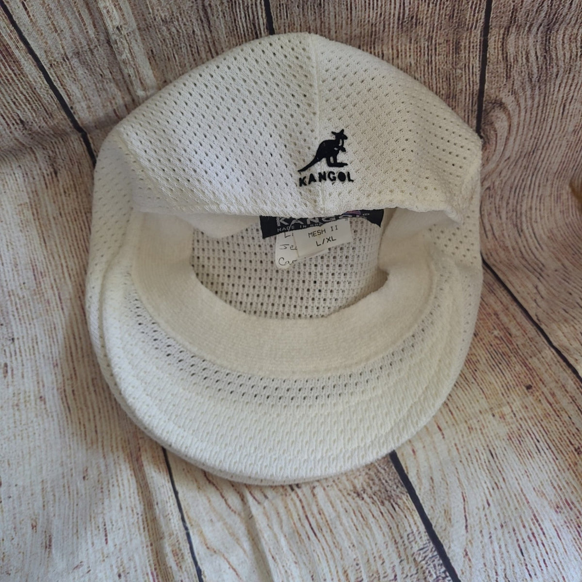 Vintage Kangol Mesh Newsboy cap Hat LG XL