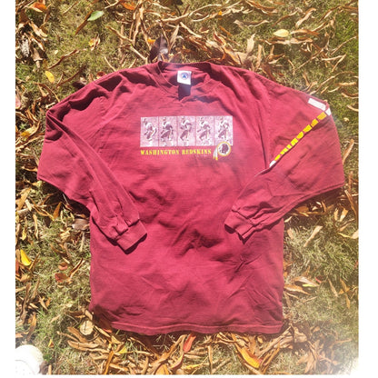 Vintage Washington Football long sleeve t shirt sleeve graphics