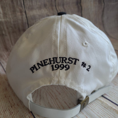 Vintage US Open 1999 Pinehurst Golf Hat leather  Strapback Imperial