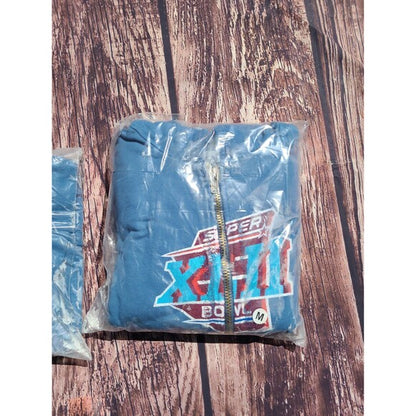 Vintage Reebok Superbowl XLII zip Hoodie