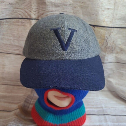 Vtg Virginia University Wool Baseball Cap hat Edward Scissorhands