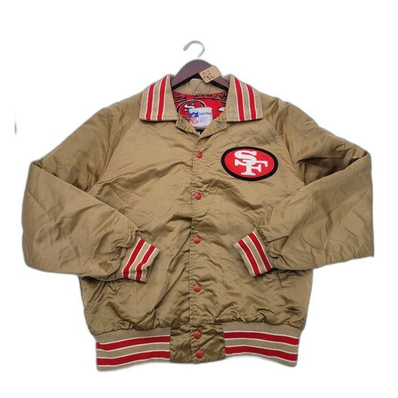 Vintage San Francisco 49ers Satin Varsity Jacket Stahl Urban