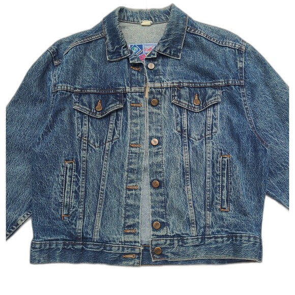 Vintage 80s Chic Denim Jacket Made in USA