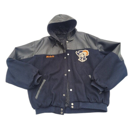 Vintage Virginia Cavaliers Hooded Varsity  Jacket
