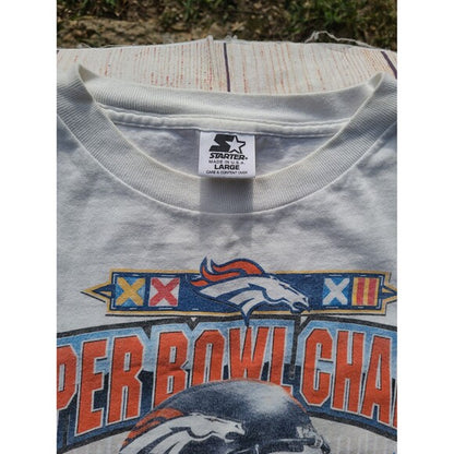 Starter Denver Broncos Super Bowl XXXII Champions t-shirt