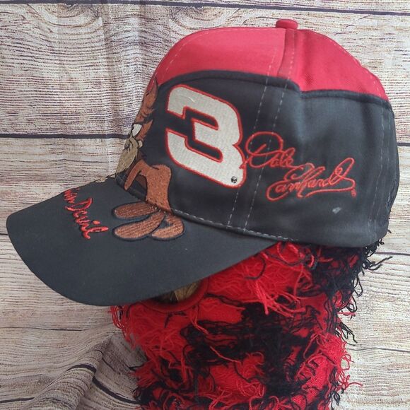 Vintage Taz Dale Earnhardt Sr. AOP snapback hat #3 Looney Tunes