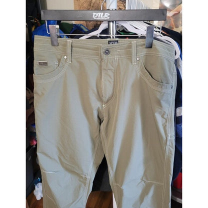 Kuhl Pants Nylon Olive Green 34 x 30