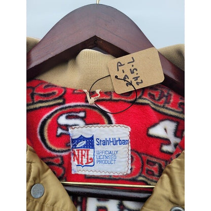 Vintage San Francisco 49ers Satin Varsity Jacket Stahl Urban