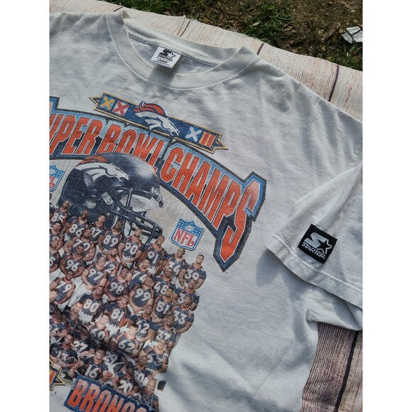 Starter Denver Broncos Super Bowl XXXII Champions t-shirt