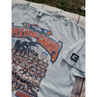 Starter Denver Broncos Super Bowl XXXII Champions t-shirt