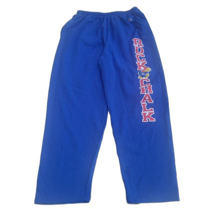 Vintage Kansas Jayhawks RockChalk Sweatpants  wide leg