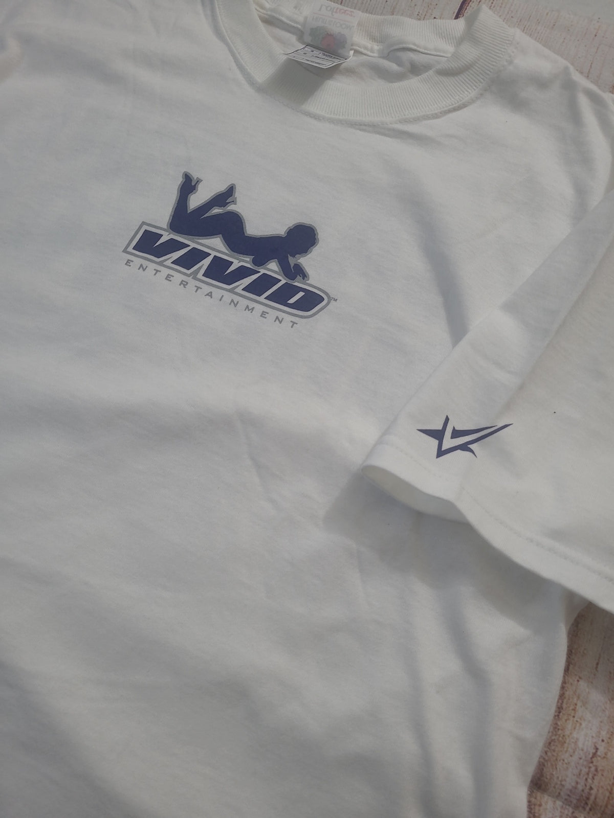 Vtg Vivid Entertainment P0rn Star Casting Director tee shirt y2k