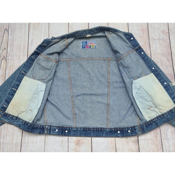 Vintage 80s Chic Denim Jacket Made in USA