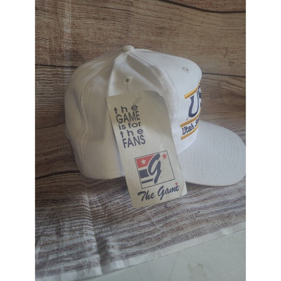 Vintage Game Utah State University Hat Split bar snapback