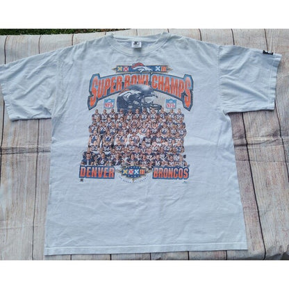 Starter Denver Broncos Super Bowl XXXII Champions t-shirt