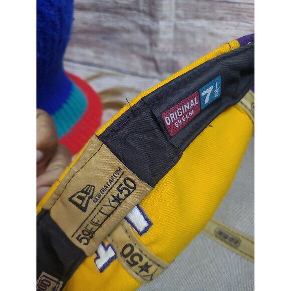 Vtg New Era Los Angeles Lakers Fitted hat