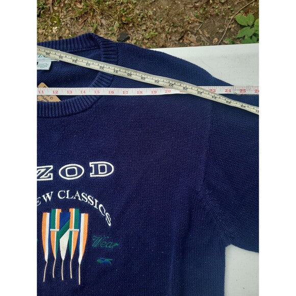 Vintage Izod Lacoste Crew Classics Knit Sweater