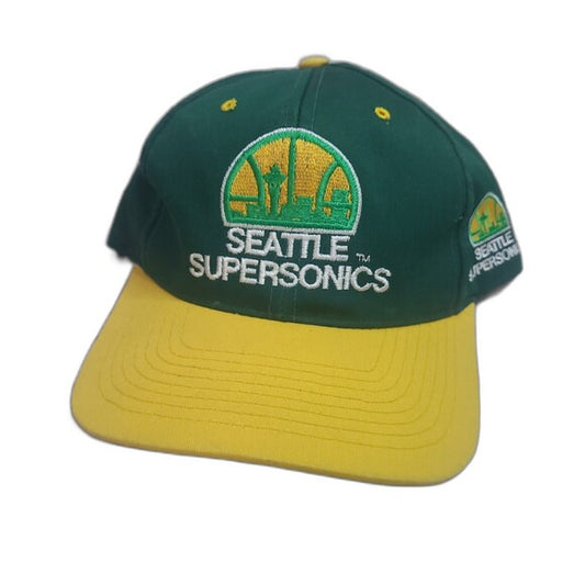 Vintage Seattle Supersonics AJD snapback hat