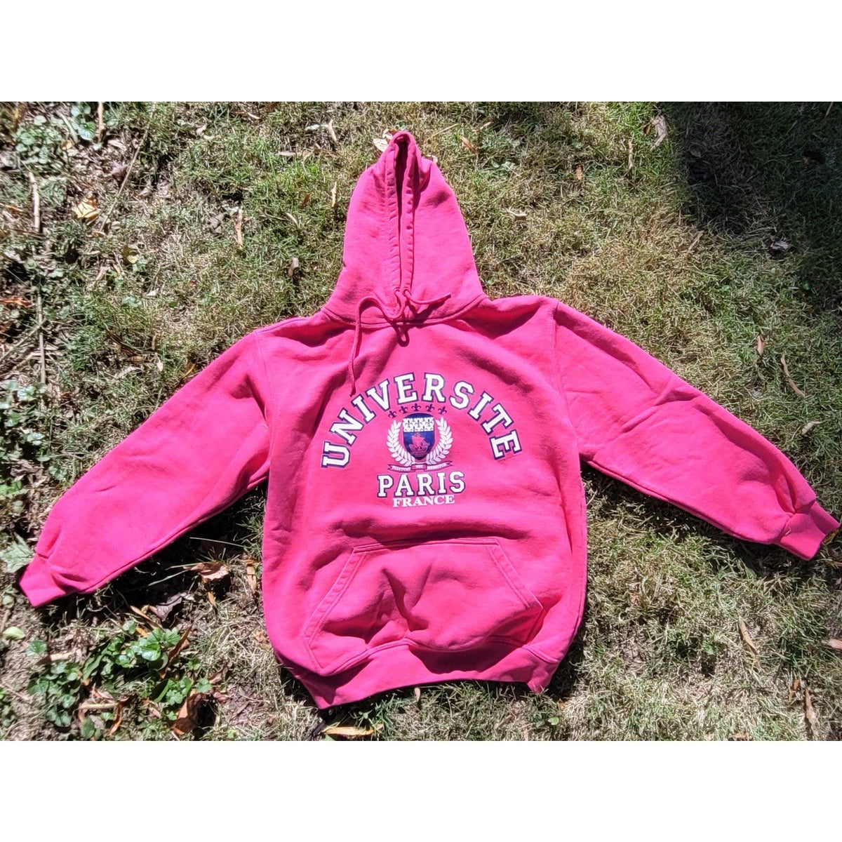 Vintage University of Paris France Hoodie Sweatshirt