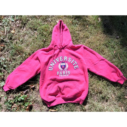 Vintage University of Paris France Hoodie Sweatshirt